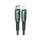 Kabel USAMS Kabel pleciony C/Lightning Smart Power-off 20W 1,2m zielony
